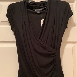 New Black Wrap Top